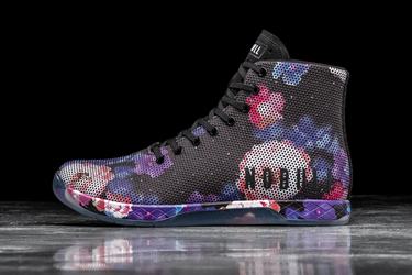 Nobull Superfabric High-Top Women's Trainers Black Purple | Australia (HD9156)